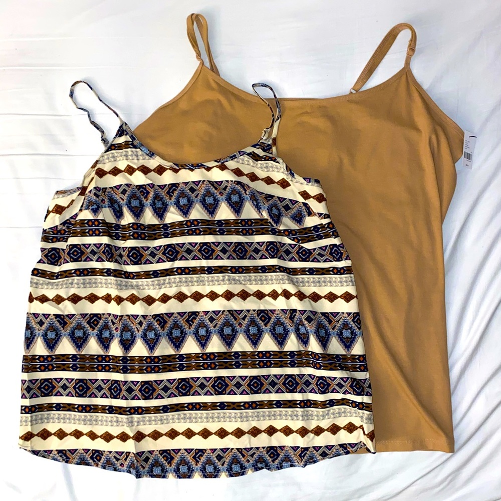 New, Mixed Brand Cami Combo